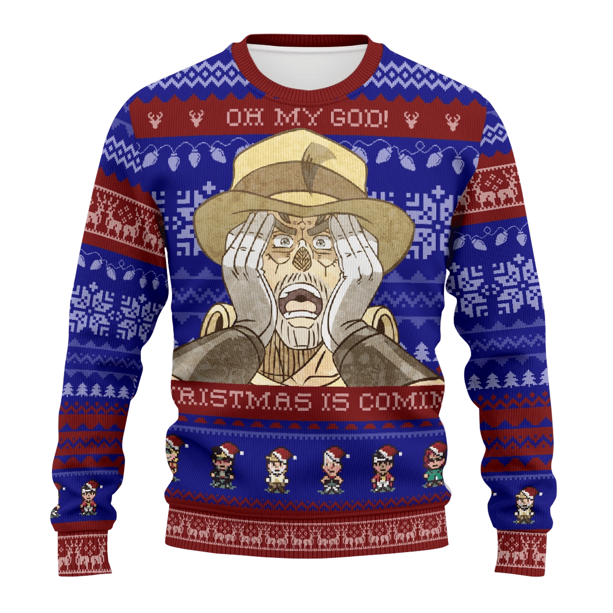 Jojo Xmas Coming Ugly Christmas Sweater - Image 3