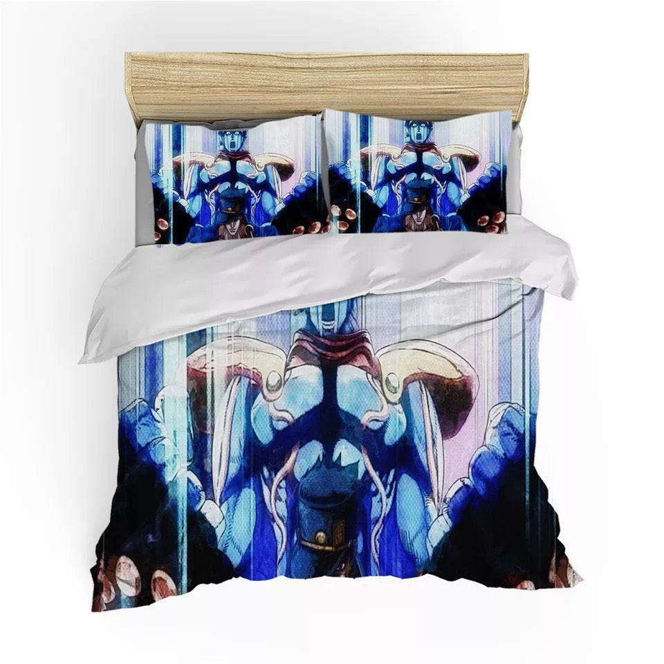 Jojo'S Bizarre Adventure Duvet Cover Quilt Cover Pillowcase Bedding Set Bed Linen Home Bedroom Decor
