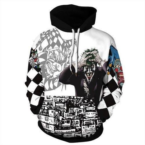 Joker 3D All Over Print Hoodie & Zip Hoodie