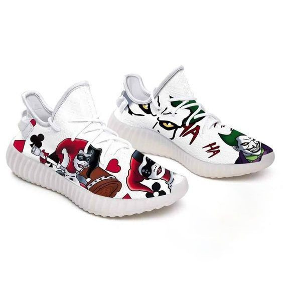 Joker And Harley Quinn Shoes Sneakers