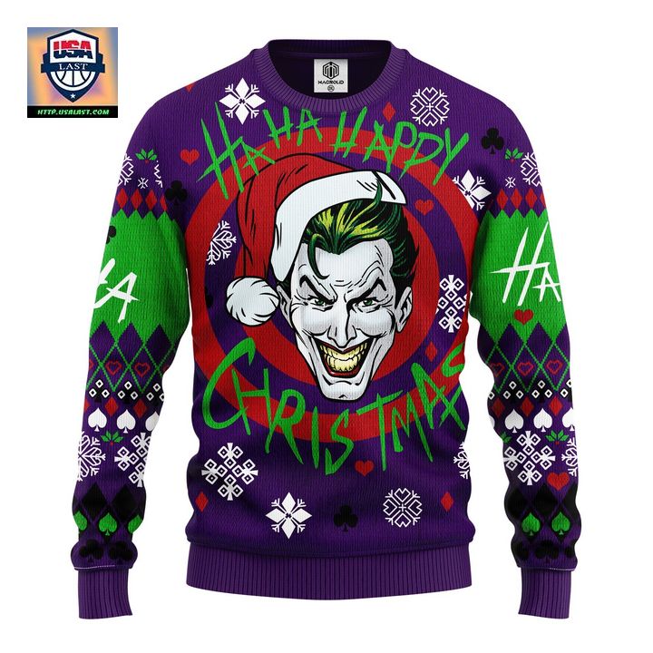Joker Green Ugly Christmas Sweater Amazing Gift Idea Thanksgiving Gift