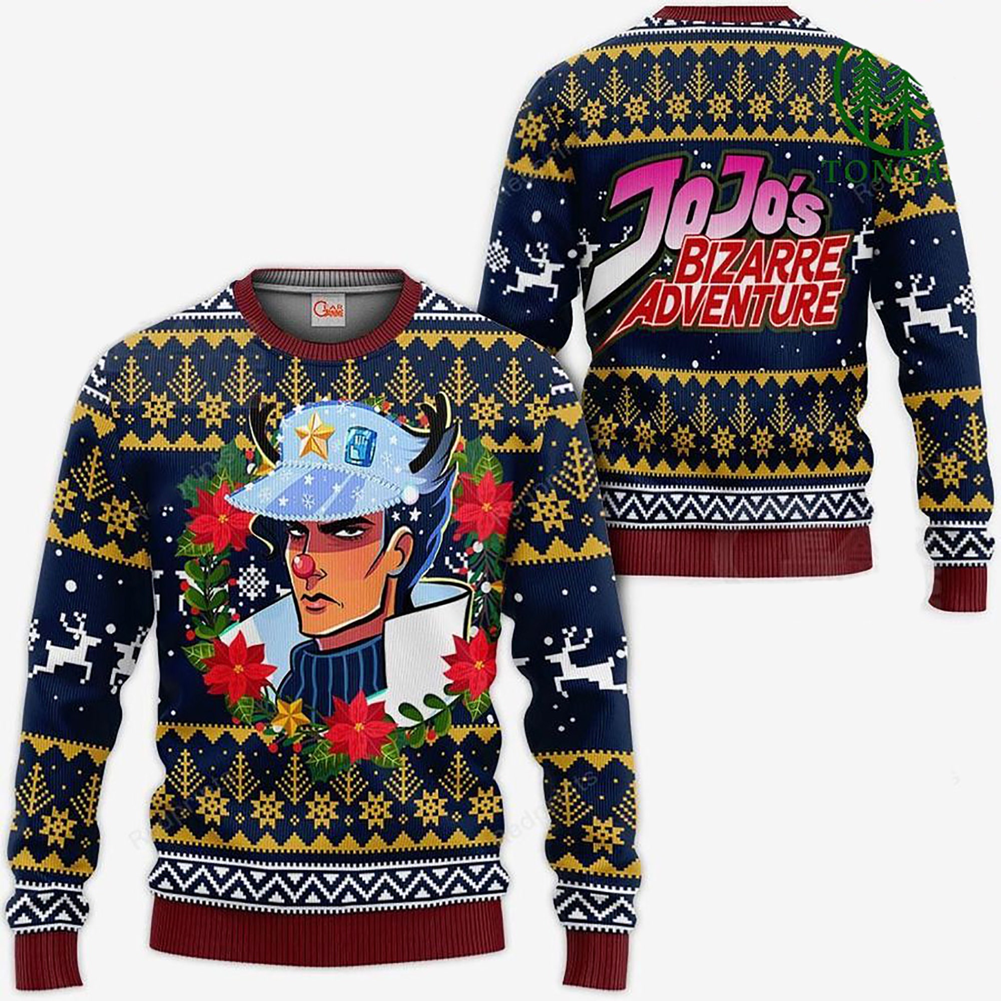 Jotaro Kujo Ugly Christmas Sweater