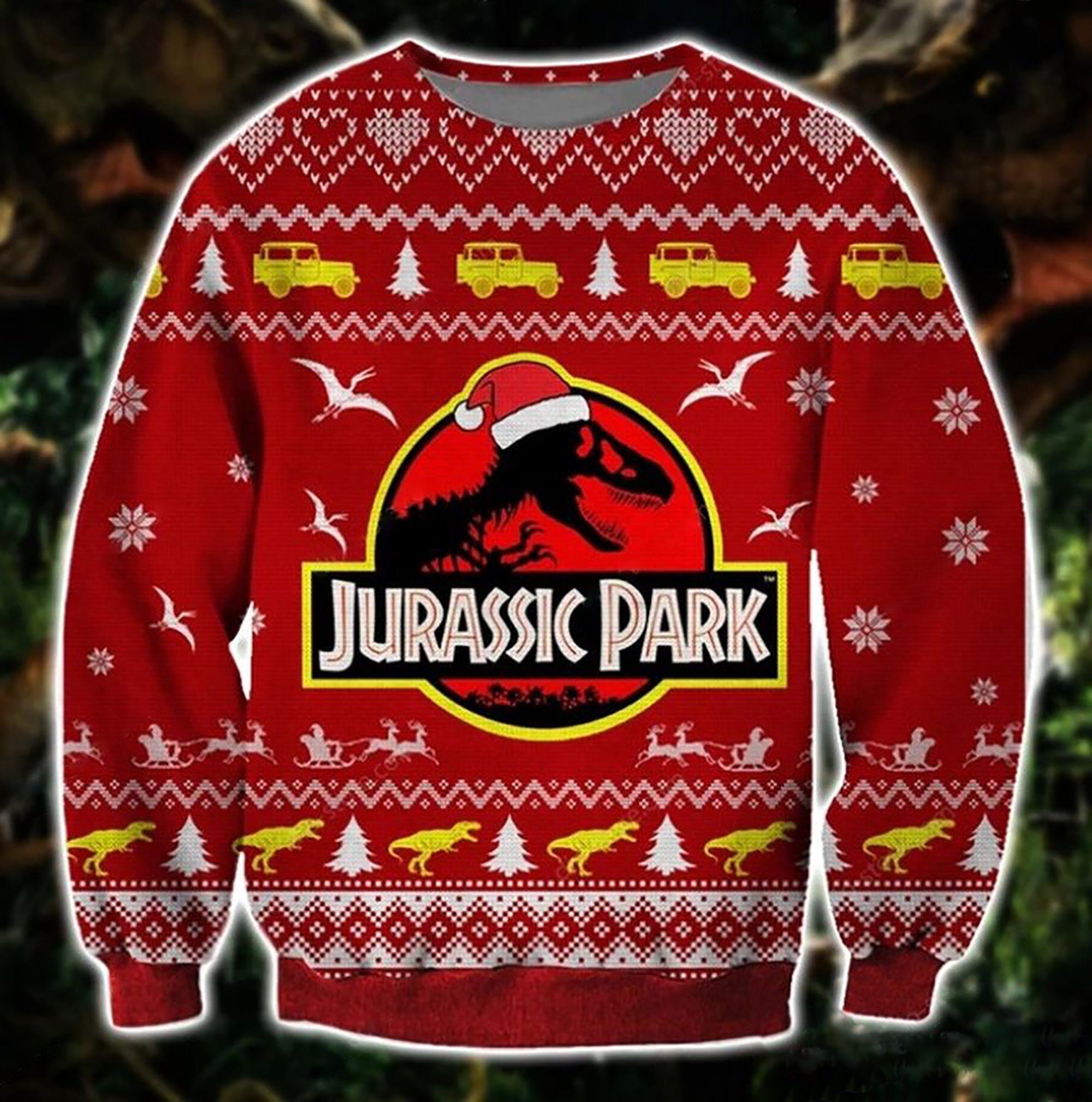 Jurassic Park Christmas Ugly Christmas Sweater