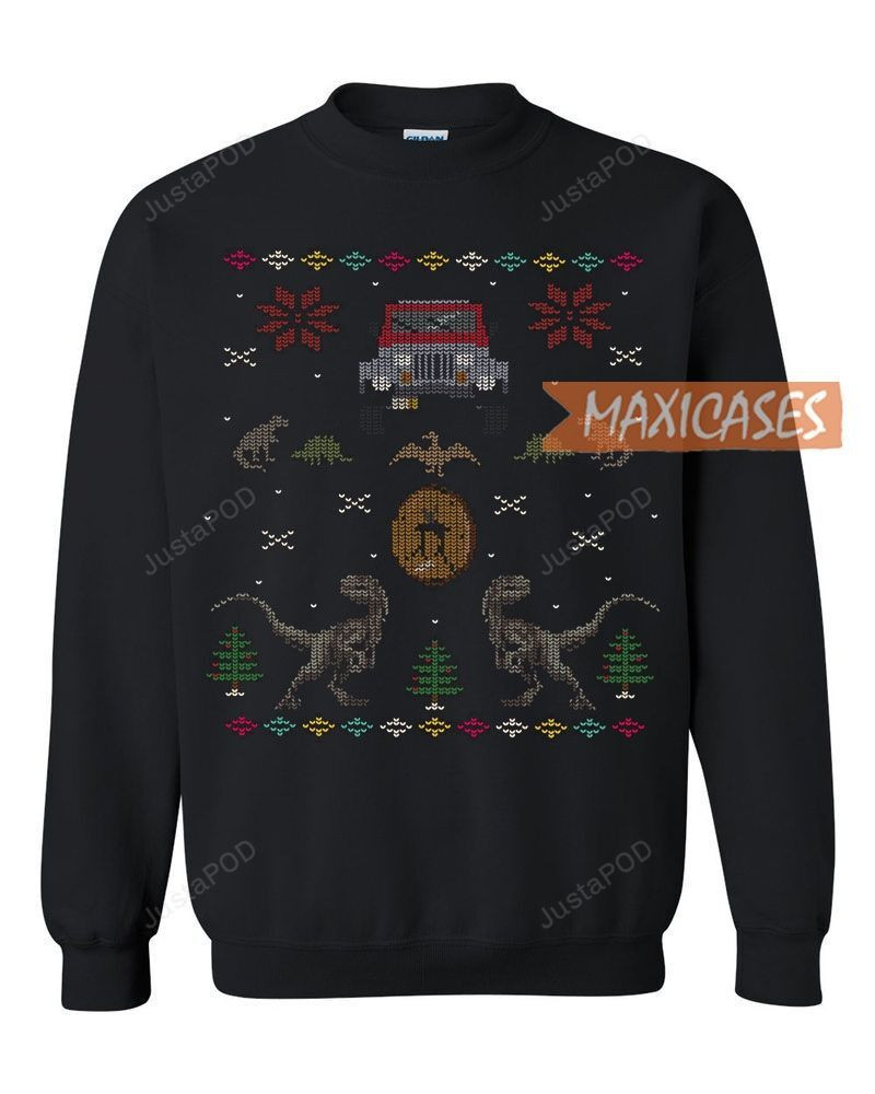 Jurassic Park Ugly Christmas Sweater, Perfect Holiday Gift