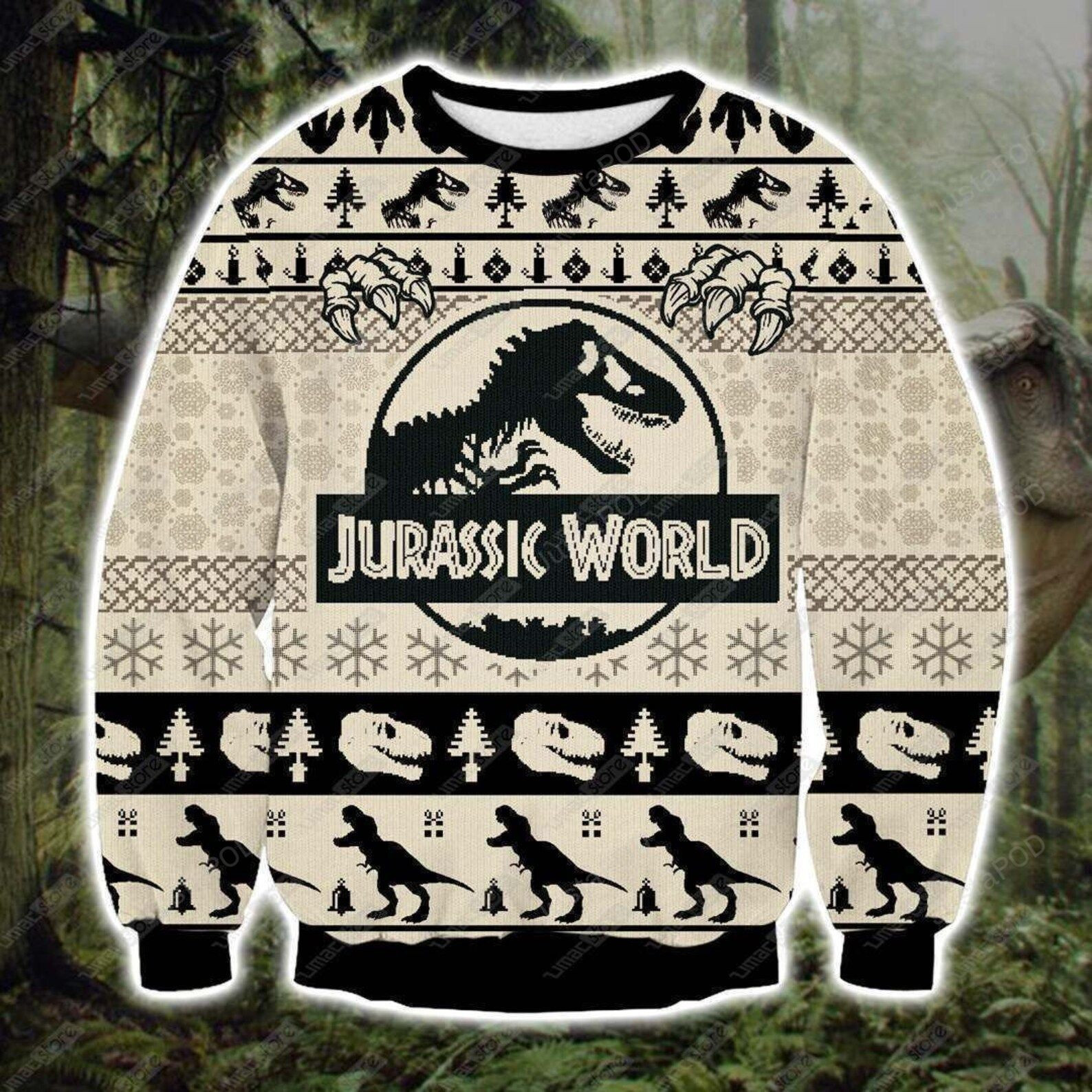 Jurassic World Ugly Christmas Sweater,