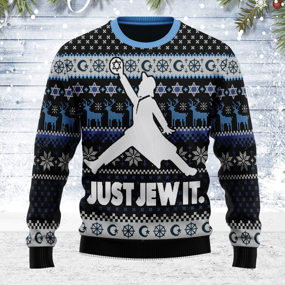 Just Jew It Ugly Christmas Sweater