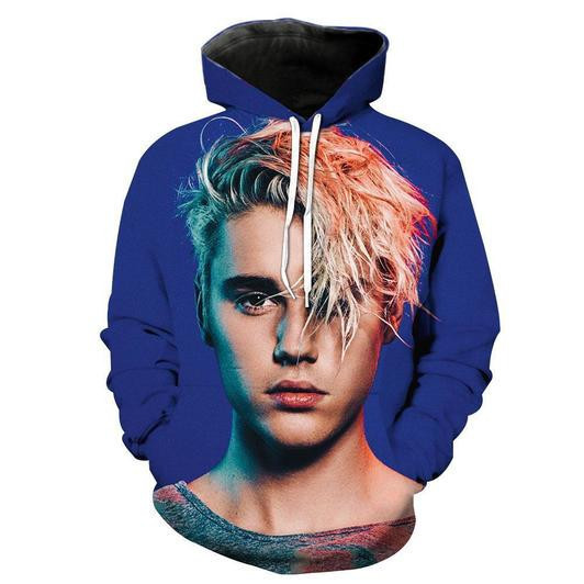 Justin Bieber 3D All Over Print Hoodie & Zip Hoodie