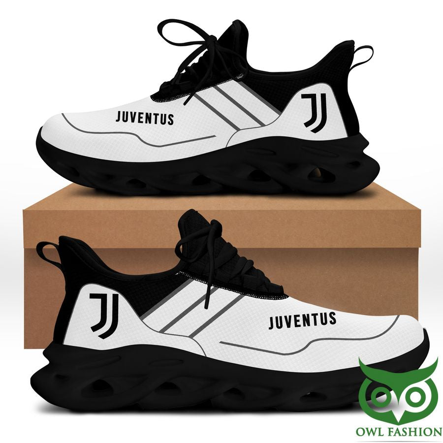 Juventus F.C. Max Soul Shoes Sneakers for Men And Women – Soccer Fan Shoes, Team Sneakers