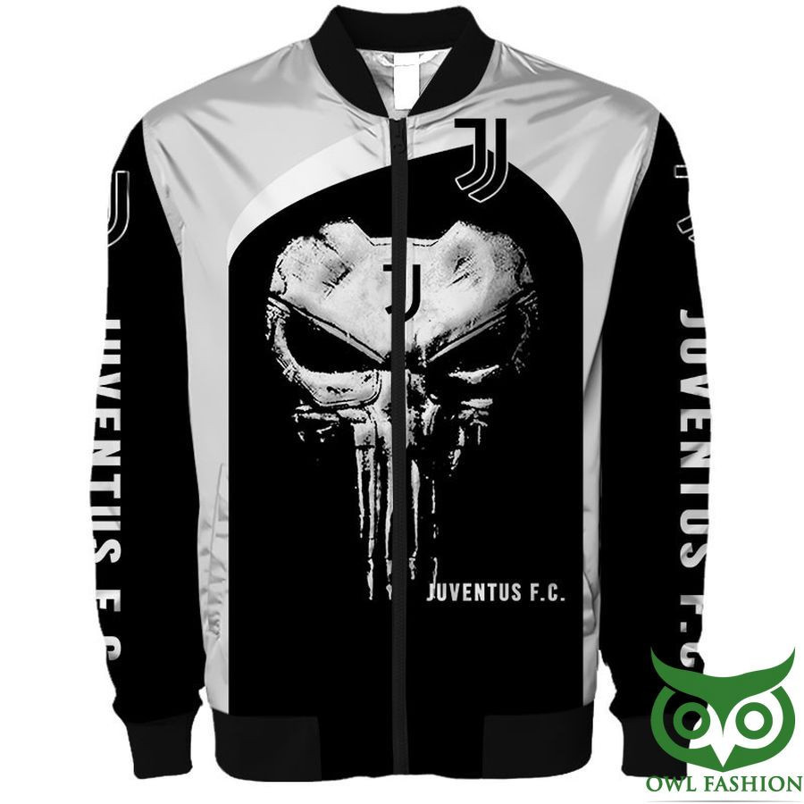 Juventus FC Skull Bomber Jacket | Streetwear Jacket for Men & Women | Fan Gift