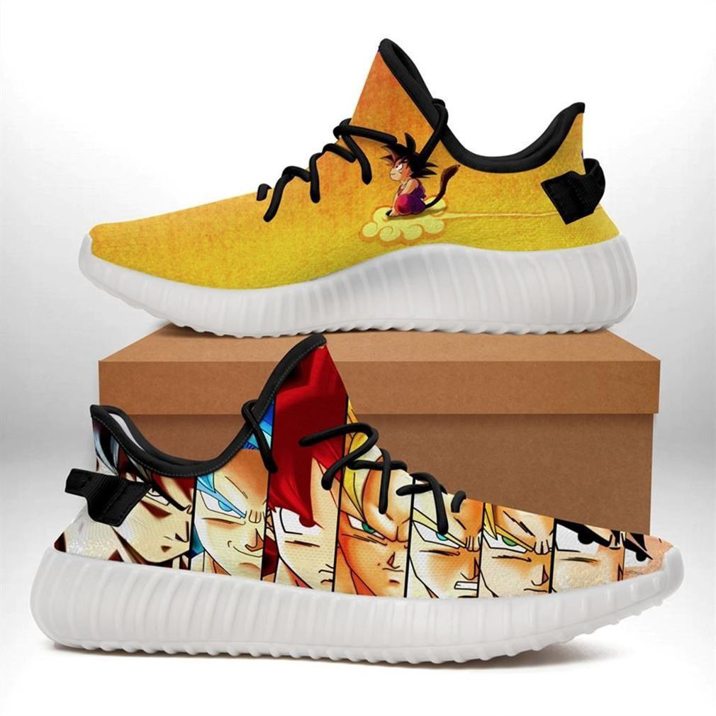 Kakarot Son Goku Saiyan Forms Dragon Ball Yellow Shoes Sneakers