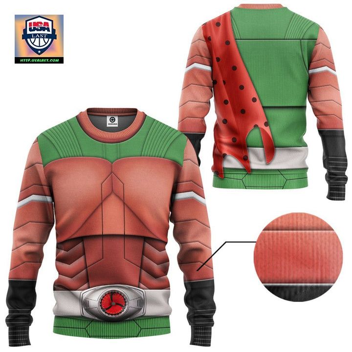 Kamen Rider Black RX Skyrider Ugly Christmas Sweater