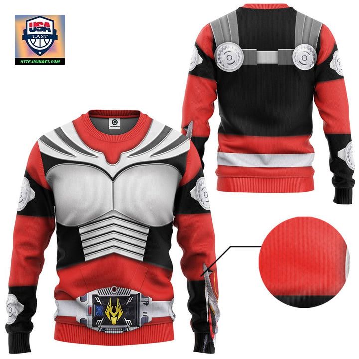 Kamen Rider Ryuki Ugly Christmas Sweater