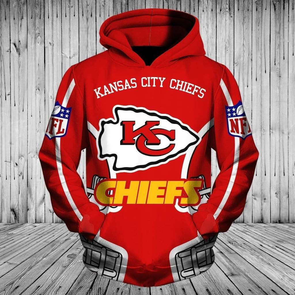 Kansas City Chiefs 3D All Over Print Hoodie & Zip Hoodie