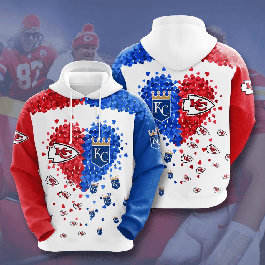 Kansas City Chiefs 3D All Over Print Hoodie & Zip Hoodie