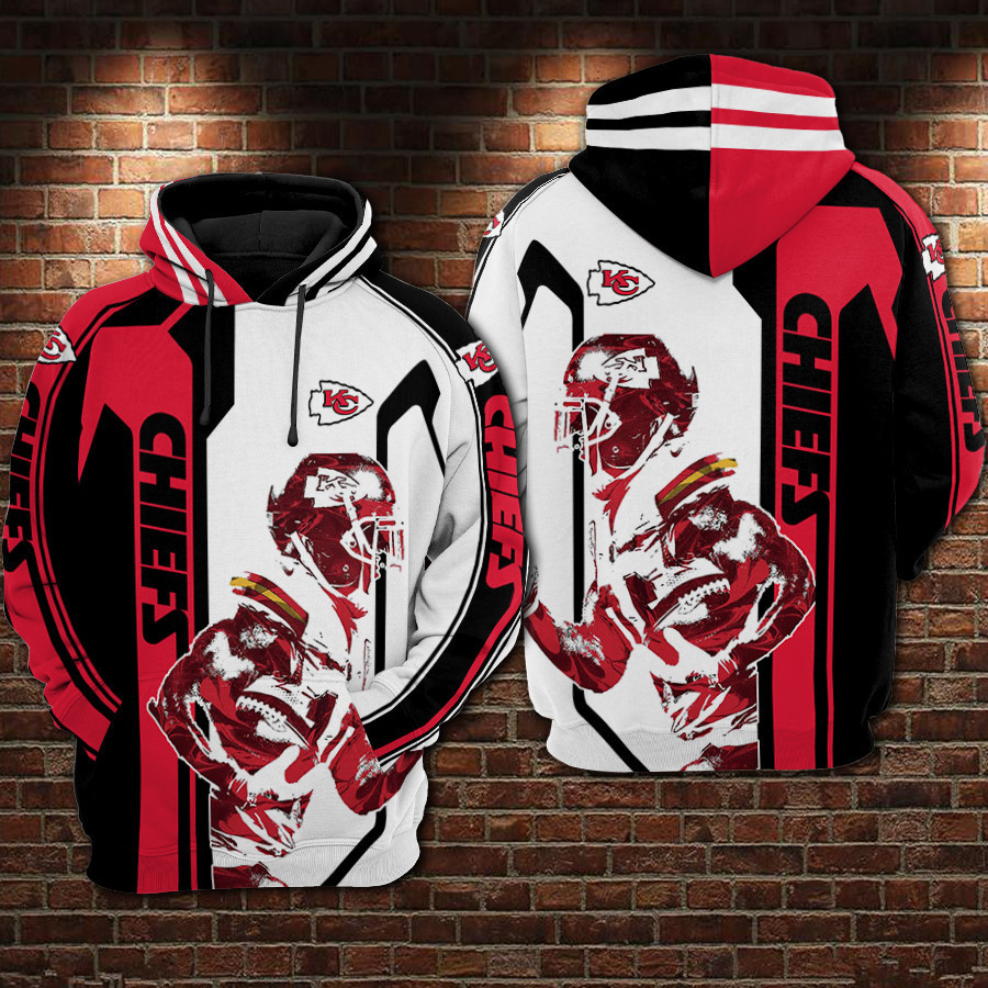 Kansas City Chiefs 3D All Over Print Hoodie & Zip Hoodie