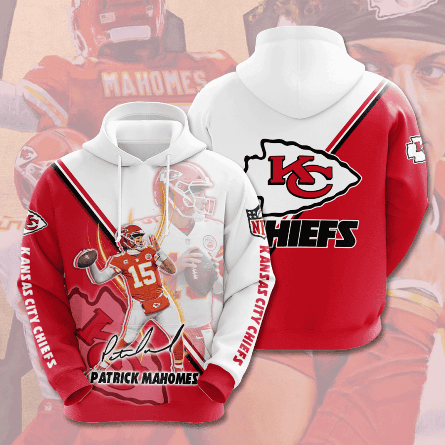 Kansas City Chiefs 3D All Over Print Hoodie & Zip Hoodie