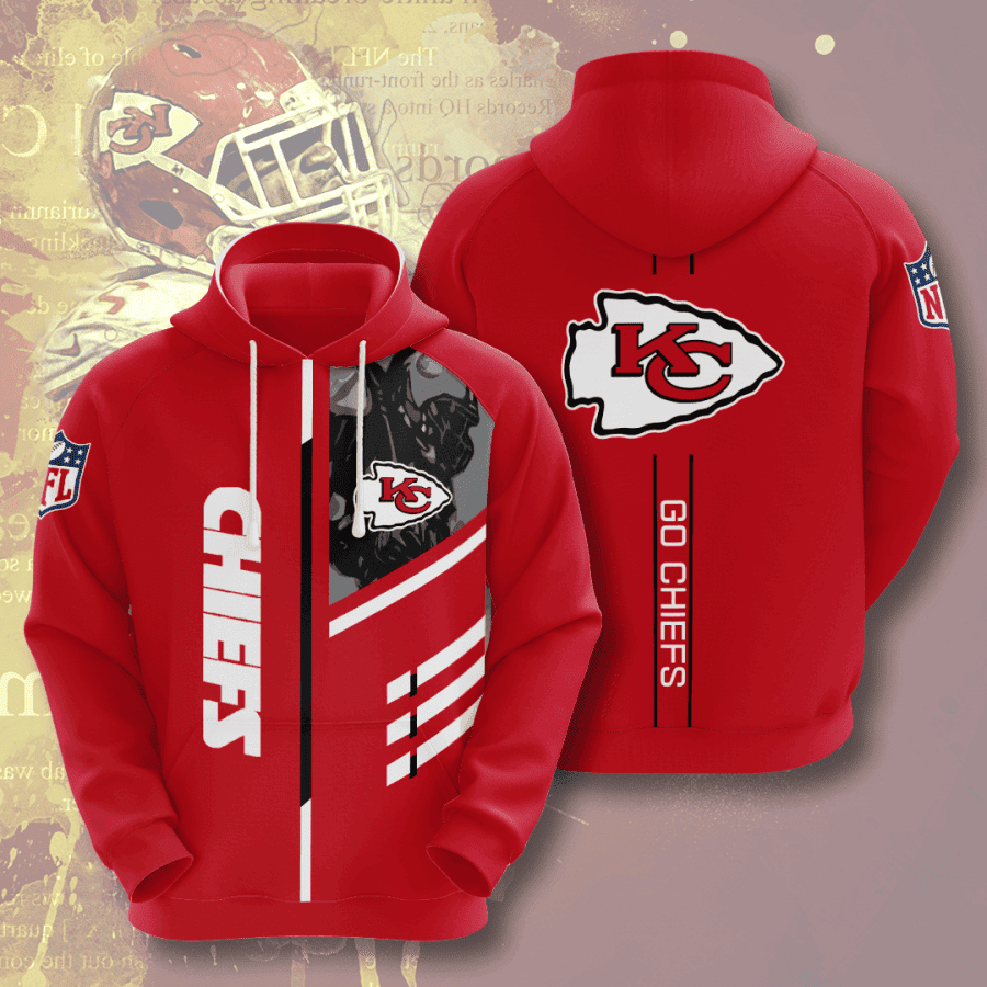 Kansas City Chiefs 3D All Over Print Hoodie & Zip Hoodie