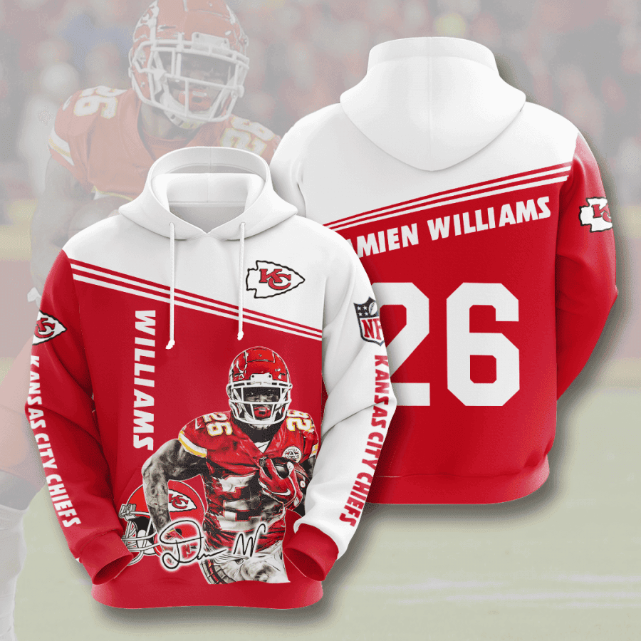 Kansas City Chiefs 3D All Over Print Hoodie & Zip Hoodie