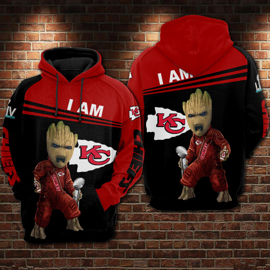 Kansas City Chiefs 3D All Over Print Hoodie & Zip Hoodie