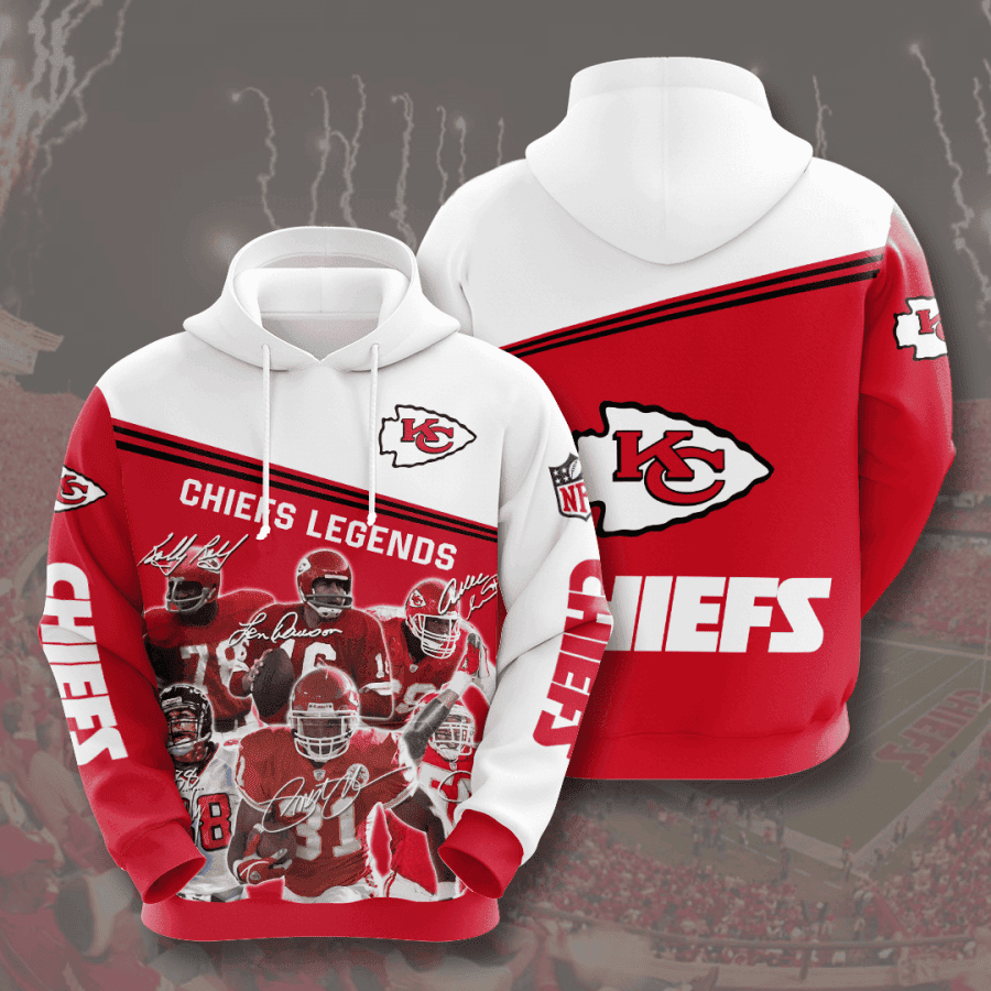Kansas City Chiefs 3D All Over Print Hoodie & Zip Hoodie