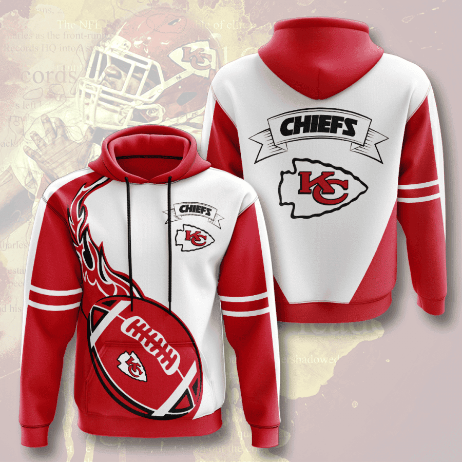 Kansas City Chiefs 3D All Over Print Hoodie & Zip Hoodie