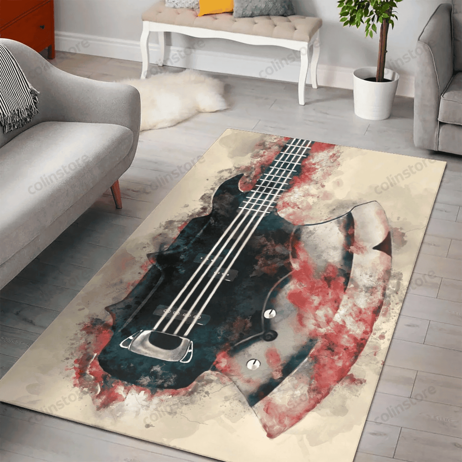 Kansas City Chiefs 3D Rectangle Area Rug – Full Print Carpet For Living Room & Bedroom Home Decor