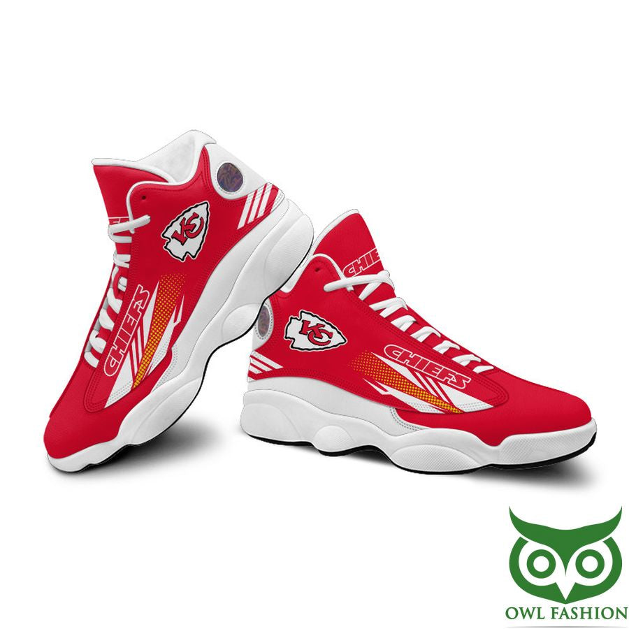 Kansas City Chiefs JD13 Sneakers Shoes for Men & Women | Custom Fan Gift - Image 3