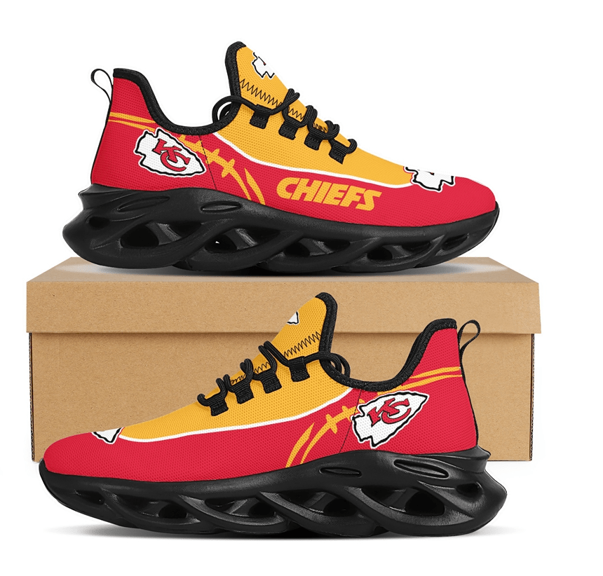 Kansas City Chiefs Max Soul Shoes Sneakers for Men And Women – NFL Football Fan Shoes, Team Sneakers