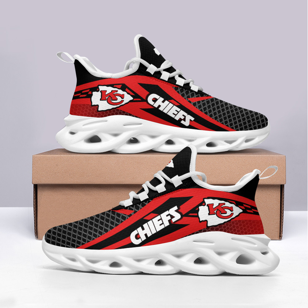 Kansas City Chiefs Max Soul Shoes Sneakers for Men And Women – NFL Football Fan Shoes, Team Sneakers