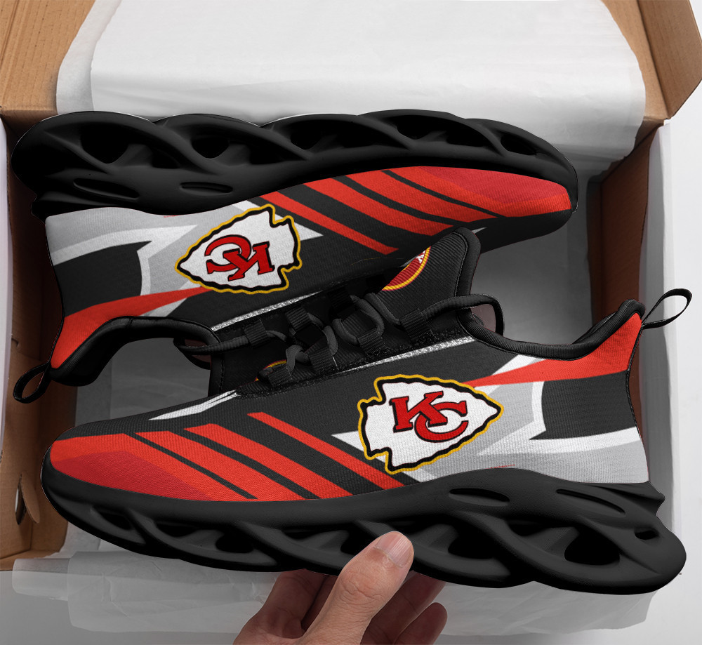 Kansas City Chiefs Max Soul Shoes Sneakers for Men And Women – NFL Football Fan Shoes, Team Sneakers