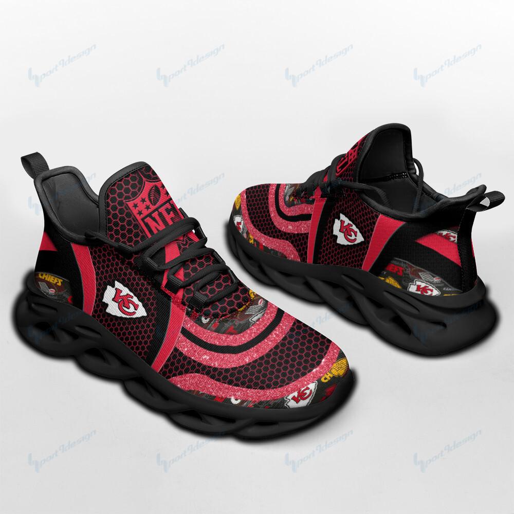 Kansas City Chiefs Max Soul Shoes Sneakers for Men And Women – NFL Football Fan Shoes, Team Sneakers - Image 4