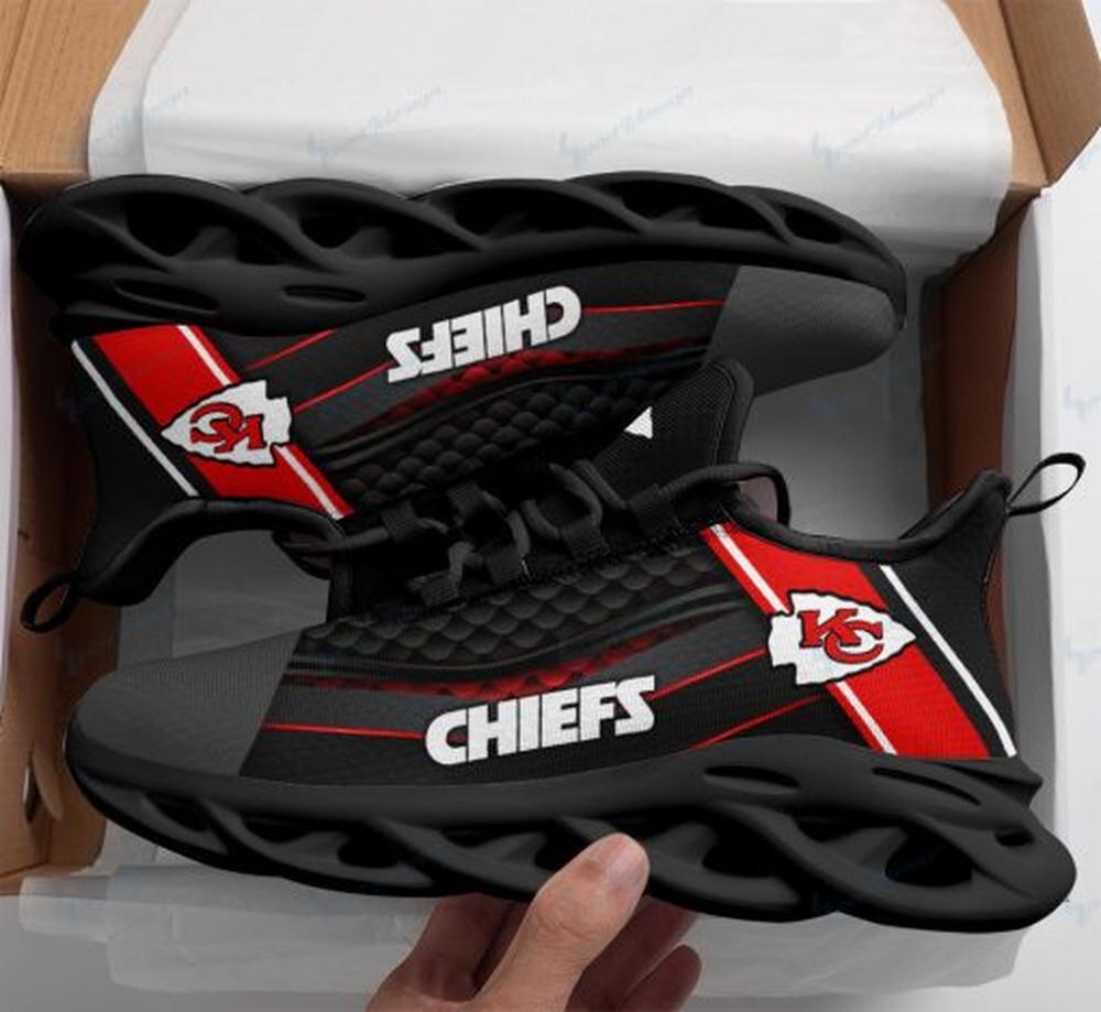 Kansas City Chiefs Max Soul Shoes Sneakers for Men And Women – NFL Football Fan Shoes, Team Sneakers - Image 4