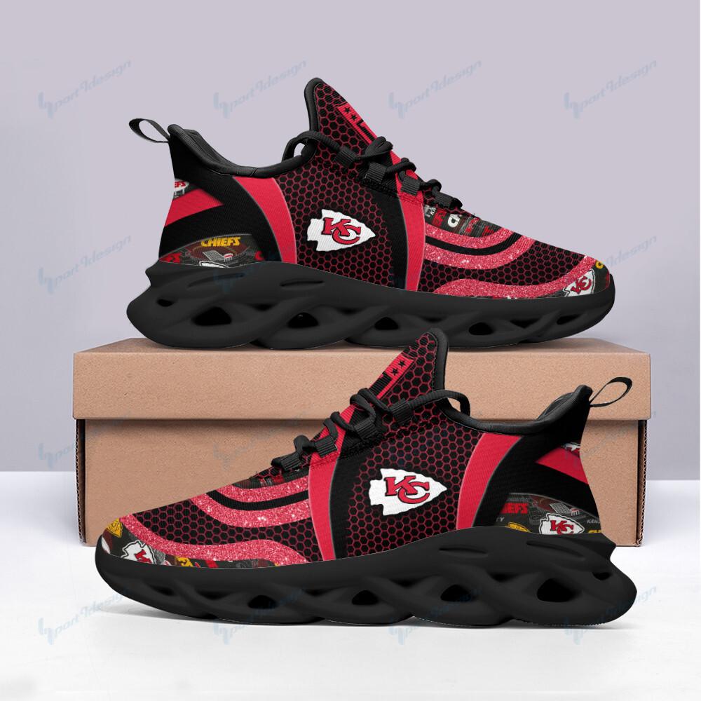 Kansas City Chiefs Max Soul Shoes Sneakers for Men And Women – NFL Football Fan Shoes, Team Sneakers - Image 3
