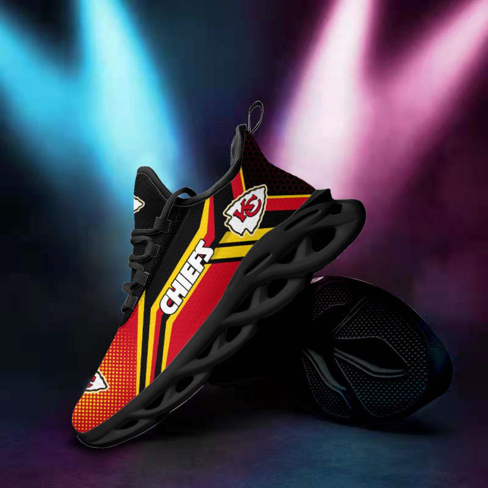 Kansas City Chiefs Max Soul Shoes Sneakers for Men And Women – NFL Football Fan Shoes, Team Sneakers - Image 4