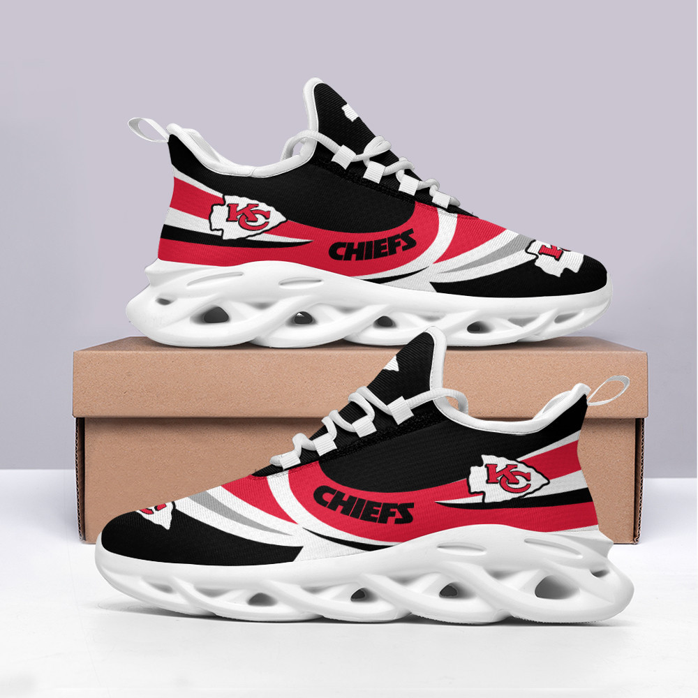 Kansas City Chiefs Max Soul Shoes Sneakers for Men And Women – NFL Football Fan Shoes, Team Sneakers