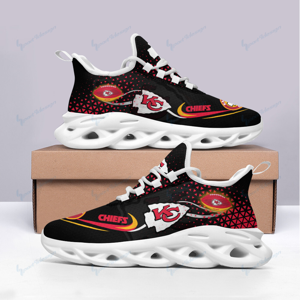 Kansas City Chiefs Max Soul Shoes Sneakers for Men And Women – NFL Football Fan Shoes, Team Sneakers