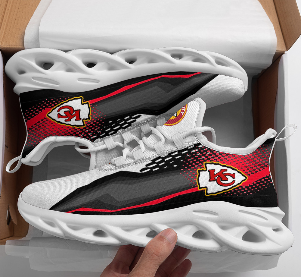 Kansas City Chiefs Max Soul Shoes Sneakers for Men And Women – NFL Football Fan Shoes, Team Sneakers