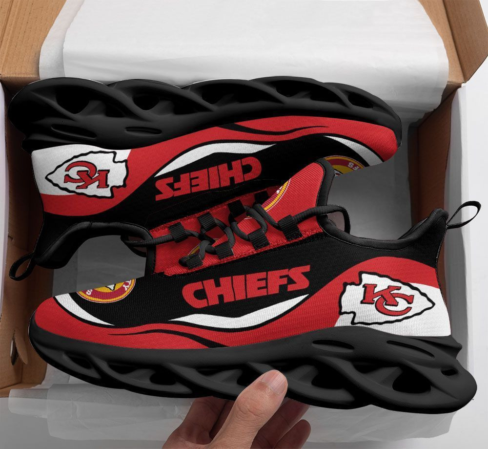 Kansas City Chiefs Max Soul Shoes Sneakers for Men And Women – NFL Football Fan Shoes, Team Sneakers