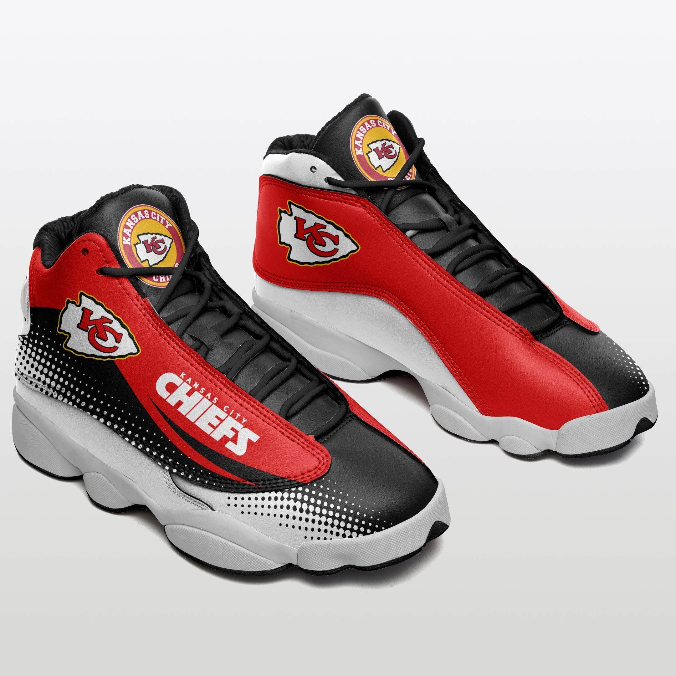 Kansas City Chiefs NFL JD13 Sneakers Shoes for Men & Women | Custom Fan Gift