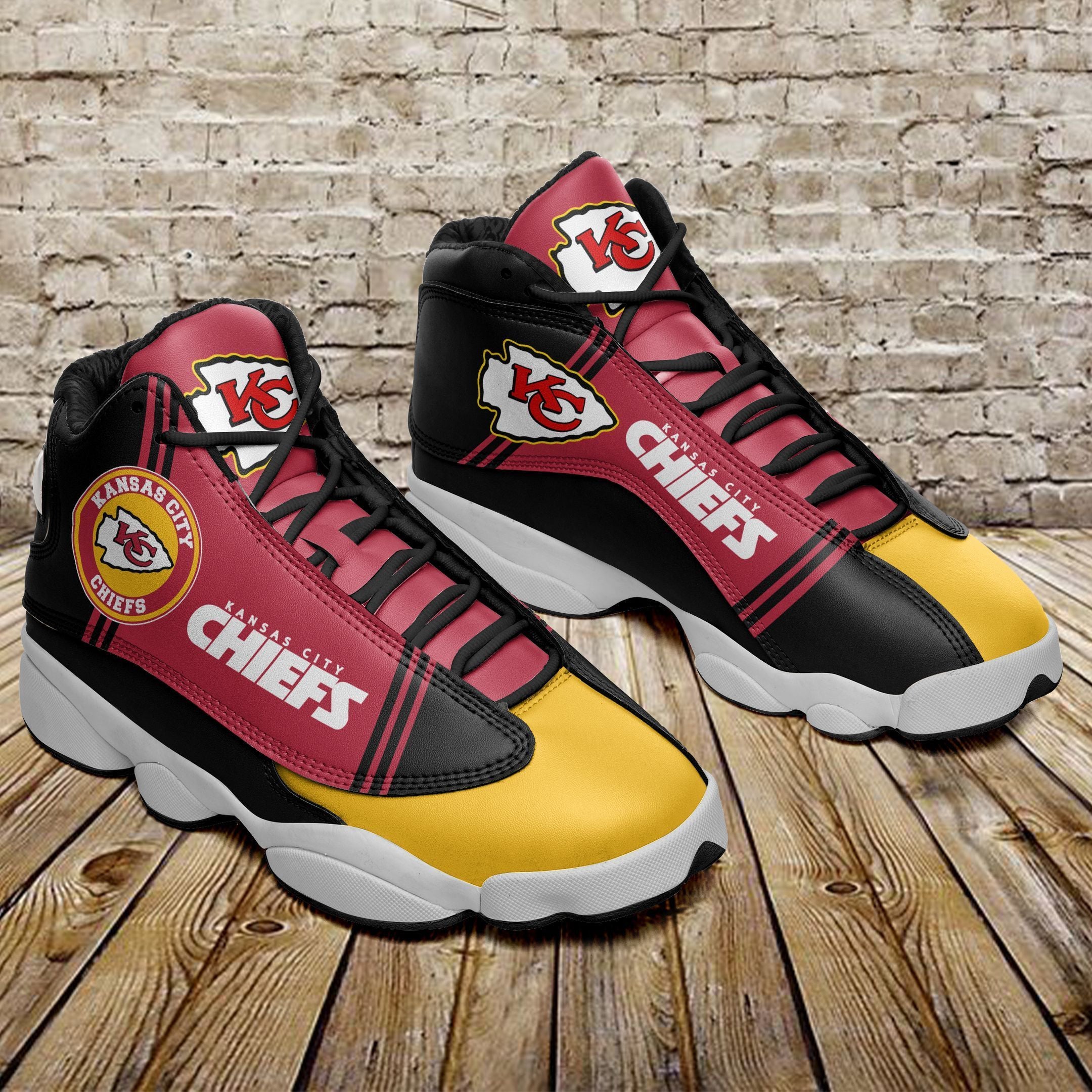 Kansas City Chiefs NFL JD13 Sneakers Shoes for Men & Women | Custom Fan Gift