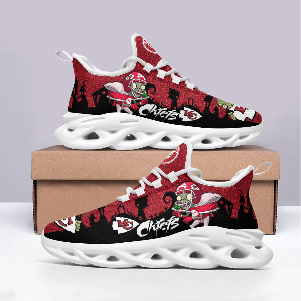 Kansas City Chiefs NFL Max Soul Shoes Sneakers for Men And Women – NFL Football Fan Shoes, Team Sneakers