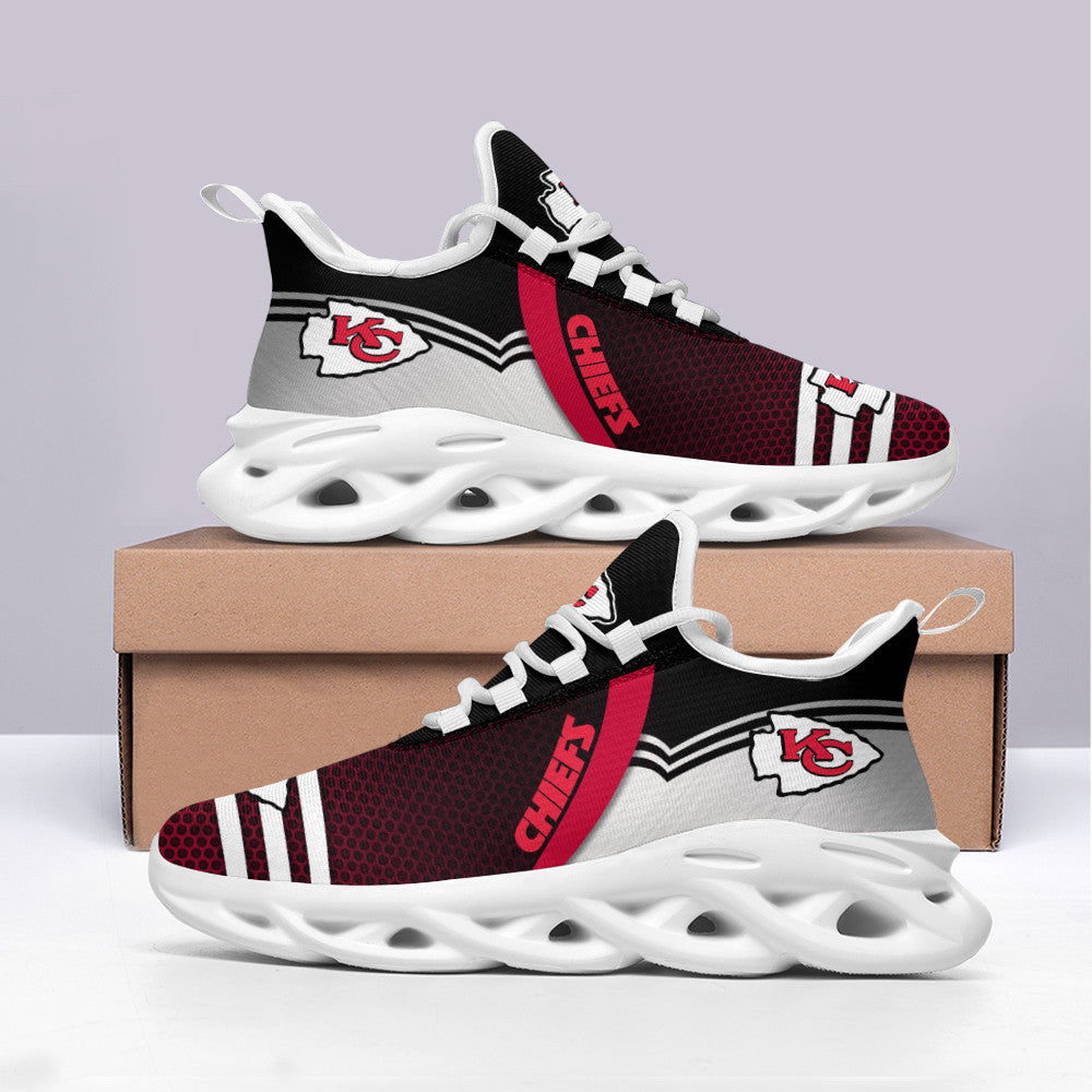 Kansas City Chiefs NFL Max Soul Shoes Sneakers for Men And Women – NFL Football Fan Shoes, Team Sneakers