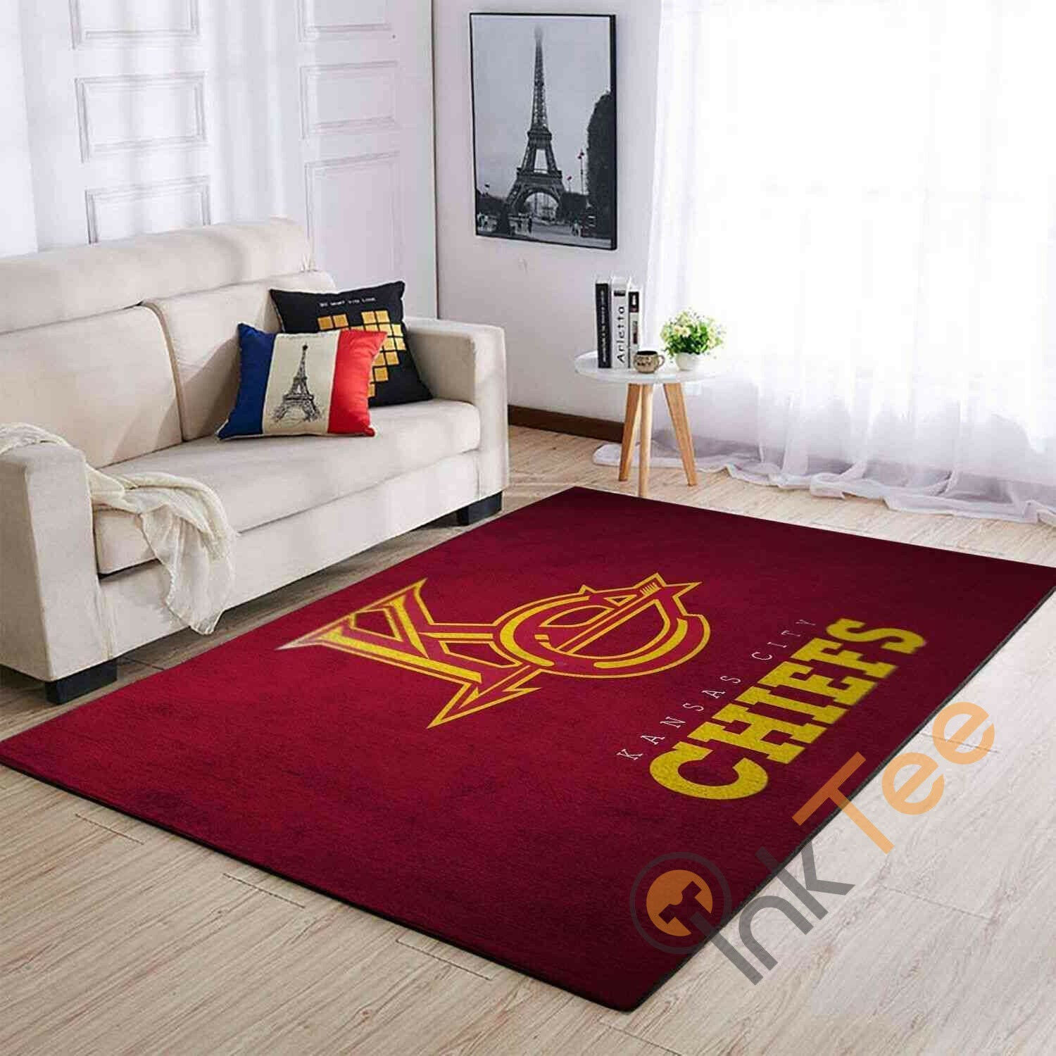 Kansas City Chiefs Rug Anti-skid Living Room Bedroom Rectangle Area Rug – Full Print Carpet For Living Room & Bedroom Home Decor