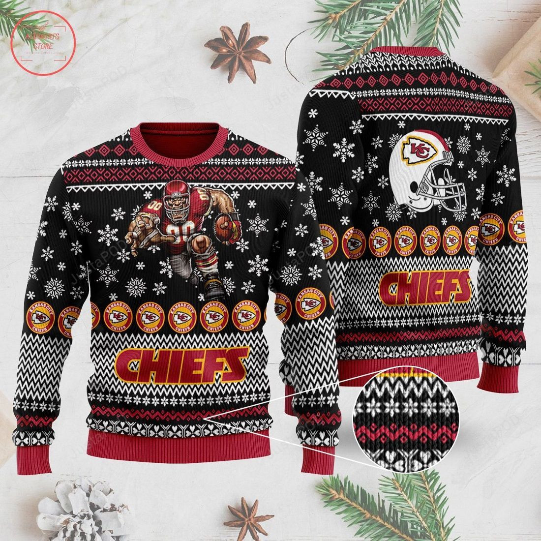 Kansas City Chiefs Ugly Christmas Sweater, Perfect Holiday Gift