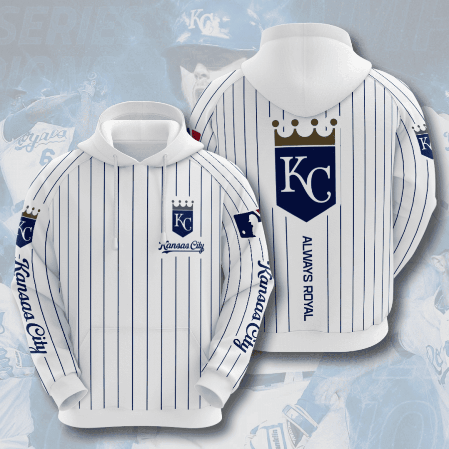 Kansas City Royals 3D All Over Print Hoodie & Zip Hoodie