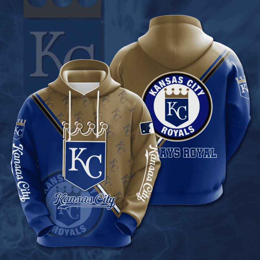 Kansas City Royals 3D All Over Print Hoodie & Zip Hoodie