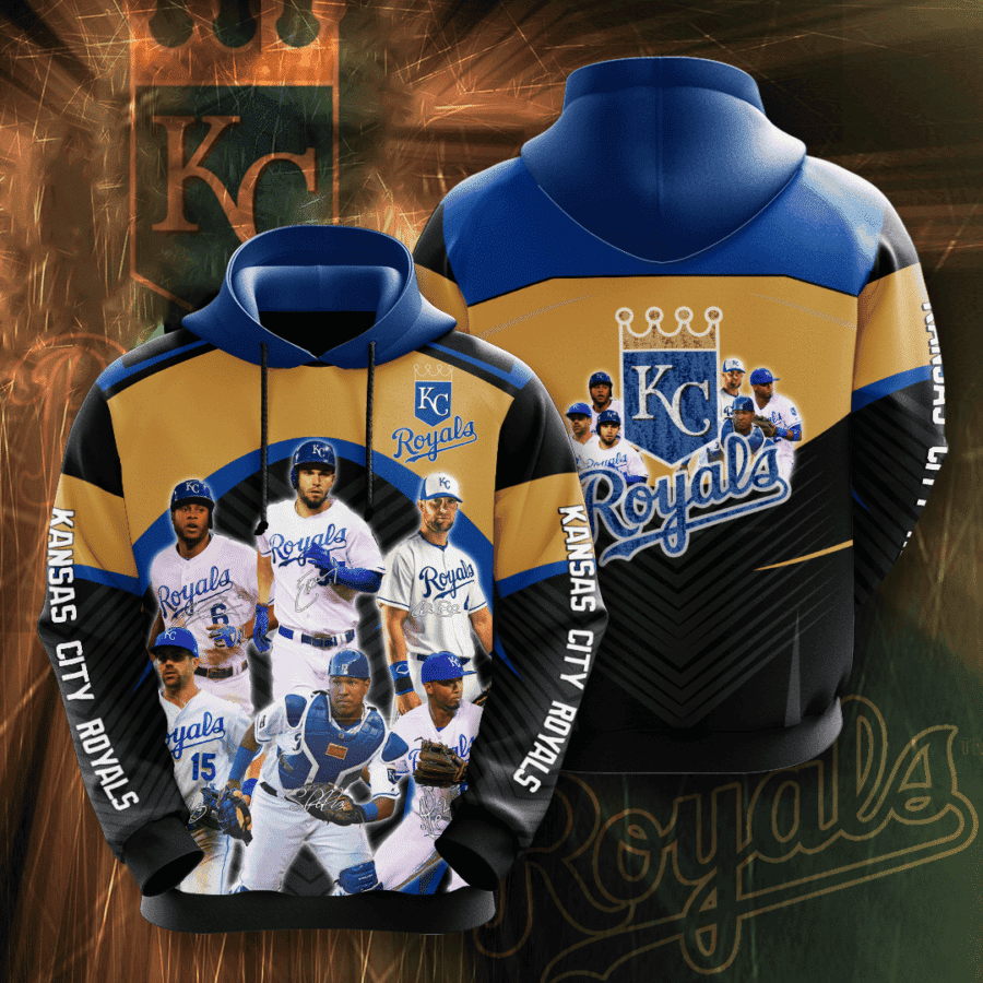Kansas City Royals 3D All Over Print Hoodie & Zip Hoodie