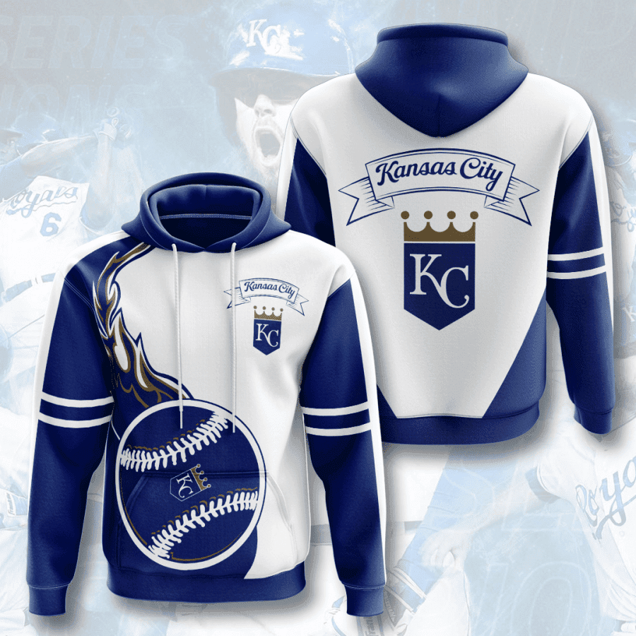 Kansas City Royals 3D All Over Print Hoodie & Zip Hoodie