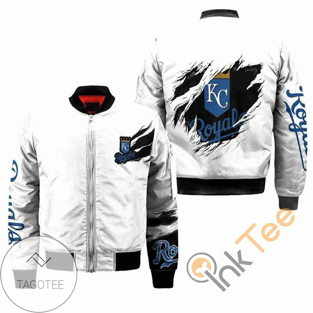 Kansas City Royals Bomber Jacket | MLB Team Jacket for Men & Women | Baseball Fan Gift