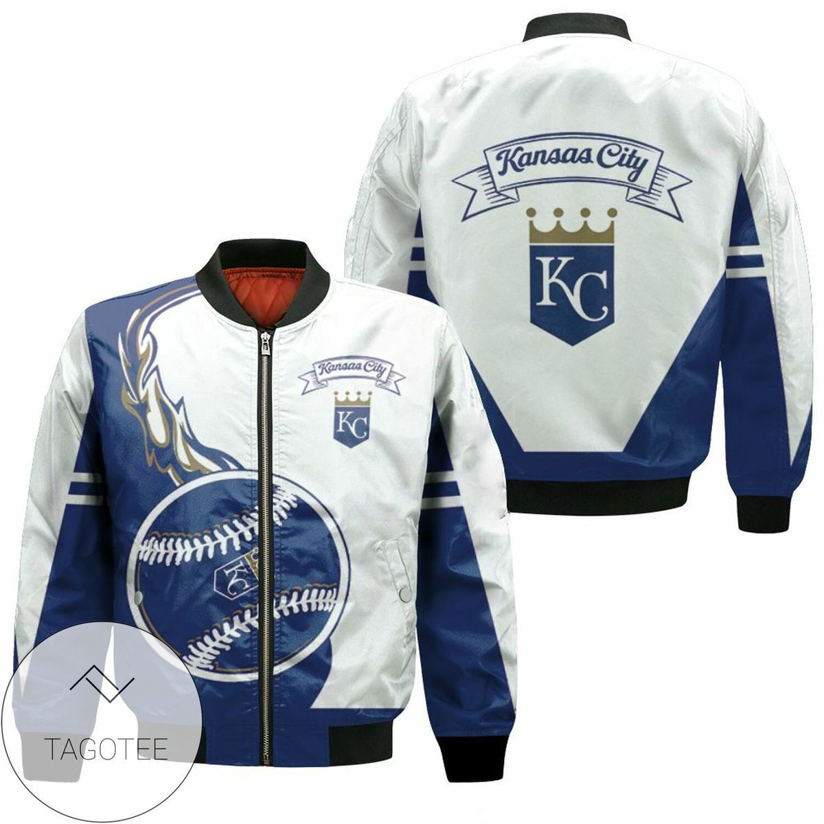 Kansas City Royals Bomber Jacket | MLB Team Jacket for Men & Women | Baseball Fan Gift